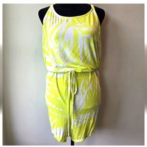 Torrid Women's Lime Leaf Super Soft Knit Sleeveless Romper Size 0